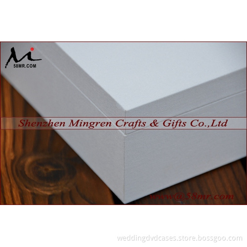 Elegant Clamp System Linen Photo Storage Gift Box